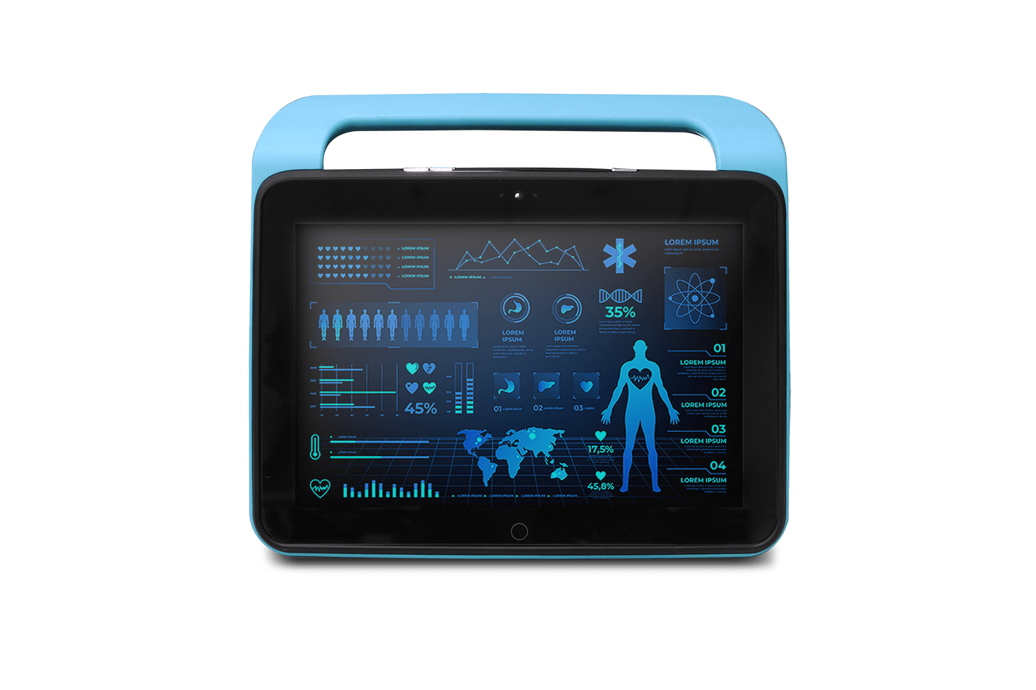 10.1" Rugged Medical Tablet
