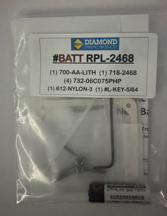 TT-02,4,6 Battery Replacement Kit