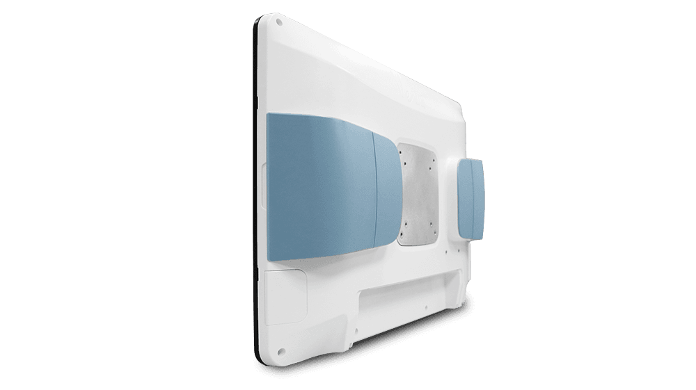 24" Dual Hot Swappable Battery Medical Cart Computer